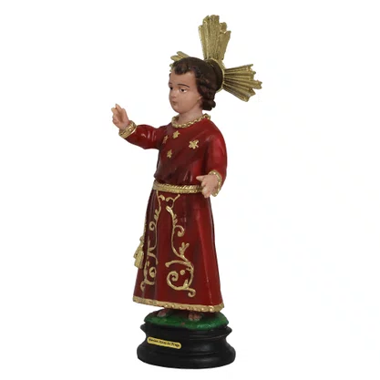 Imagem de Menino Jesus de Praga de Resina Nacional - 26 cm