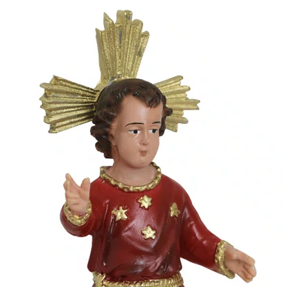 Imagem de Menino Jesus de Praga de Resina Nacional - 26 cm