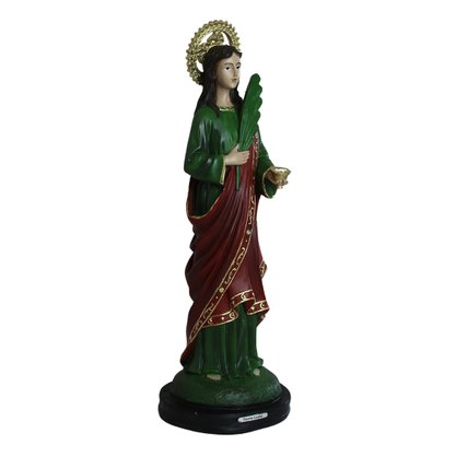 Imagem de Santa Luzia de Resina Nacional - 41 cm