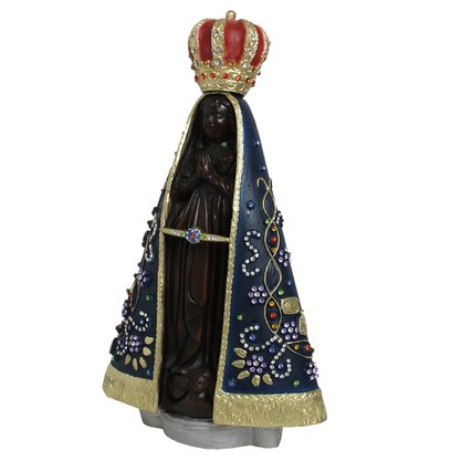 Imagem de Nossa Senhora Aparecida Pedras de Resina Nacioal - 45 cm