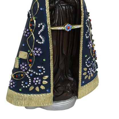 Imagem de Nossa Senhora Aparecida Pedras de Resina Nacioal - 45 cm