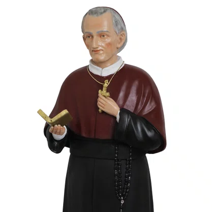 Imagem de Santo Afonso Maria de Ligório de Resina Nacional - 68 cm