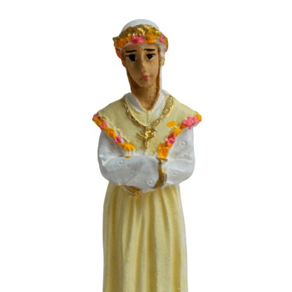 Imagem de Nossa Senhora de La Salette Resina Nacional - 7 cm 