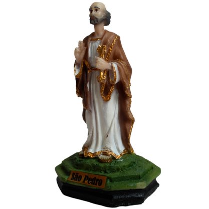 Imagem de São Pedro Resina Nacional - 7 cm 