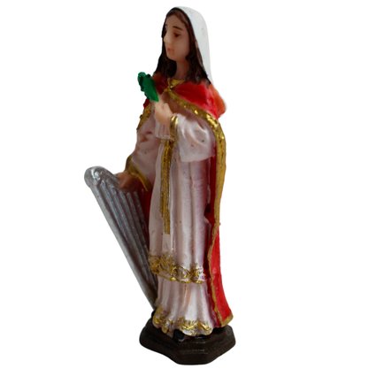 Imagem de Santa Cecília Resina Nacional - 7 cm
