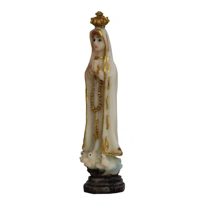 Imagem de Nossa Senhora de Fátima de Resina - 7 cm