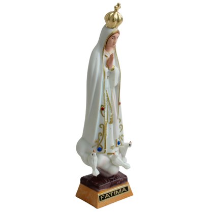 Imagem de Nossa Senhora de Fátima de Resina Importada - 12 cm
