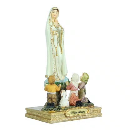 Imagem de Nossa Senhora de Fátima de Resina Importada - 15 cm