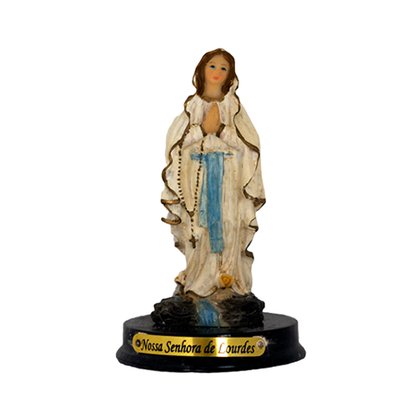 Imagem Resina Importada Nossa Senhora de Lourdes - 8cm