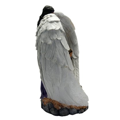 Imagem Presépio com Anjo de Resina Importada - 30 cm