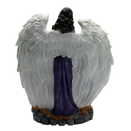 Imagem Presépio com Anjo de Resina Importada - 30 cm