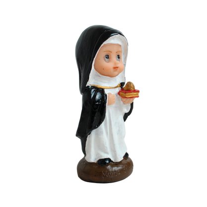 Imagem de Santa Edwiges Infantil Resina Nacional - 10 cm