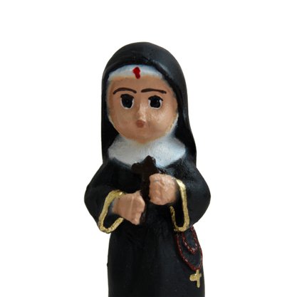Imagem de Santa Rita Infantil Resina Nacional - 9 cm