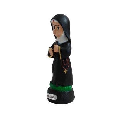 Imagem de Santa Rita Infantil Resina Nacional - 9 cm