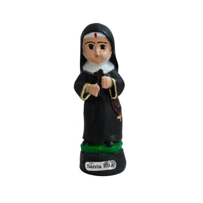 Imagem de Santa Rita Infantil Resina Nacional - 9 cm
