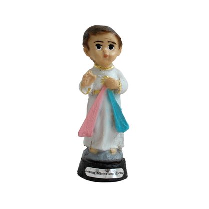 Imagem de Jesus Misericordioso Infantil Resina Nacional - 8 cm