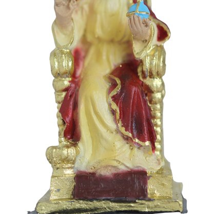Imagem de Cristo Rei de Resina Nacional - 12 cm