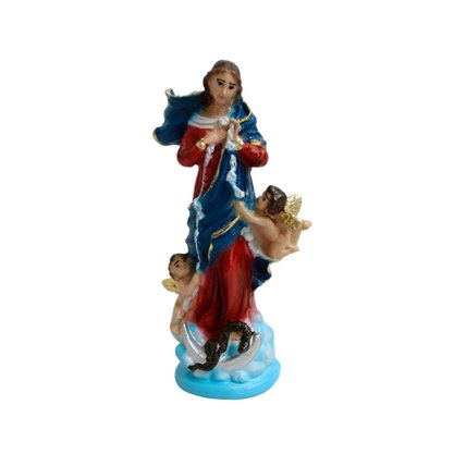 Imagem de Nossa Senhora Desatadora de Nós Resina Nacional  - 7 cm