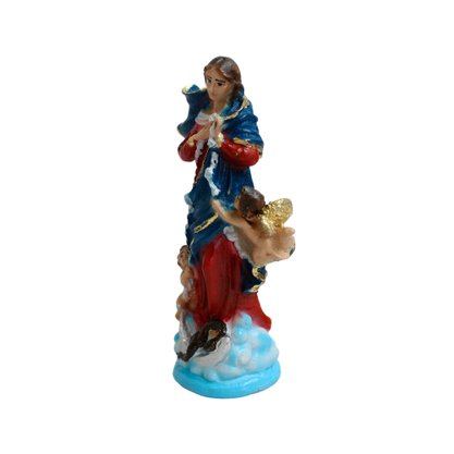 Imagem de Nossa Senhora Desatadora de Nós Resina Nacional  - 7 cm