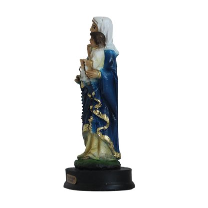 Imagem de Nossa Senhora do Rosário de Resina Nacional - 12 cm