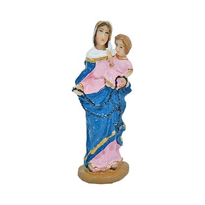 Imagem de Nossa Senhora do Rosário Resina Nacional - 7 cm