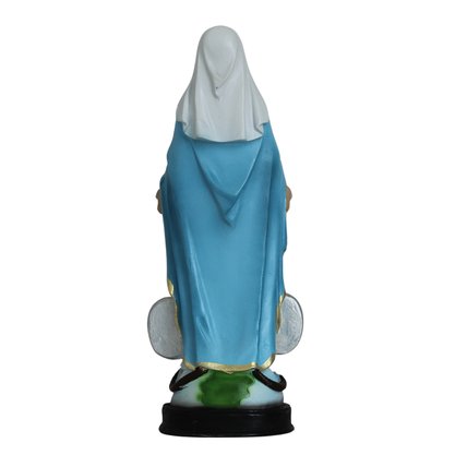 Imagem de Nossa Senhora Medalha Milagrosa de Resina Nacional - 20 cm