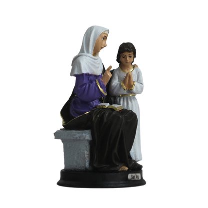 Imagem de Sant'ana Sentada de Resina Nacional - 15 cm