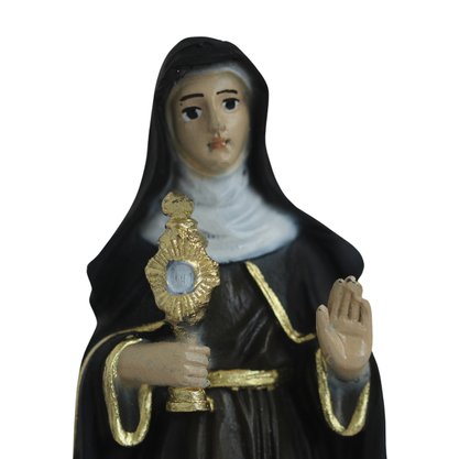 Imagem de Santa Clara de Resina Nacional - 15 cm