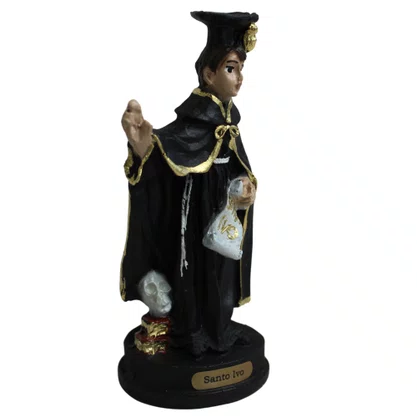 Imagem de Santo Ivo de Resina Nacional - 12 cm