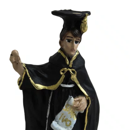 Imagem de Santo Ivo de Resina Nacional - 12 cm