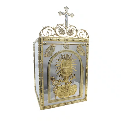 Sacrário Dourado Espelhado - 59cm