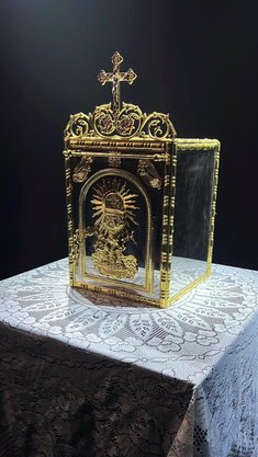 Sacrário Dourado Espelhado - 59cm