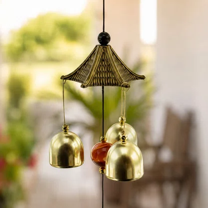 Sino de Nossa Senhora Aparecida Ouro Velho - 58 cm