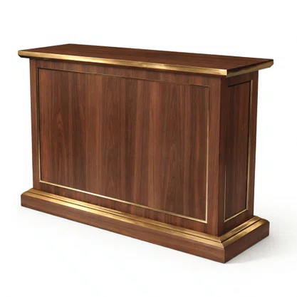 Mesa da Credência Madeira Escura - 1 mt x 1,20 mt x 40 cm