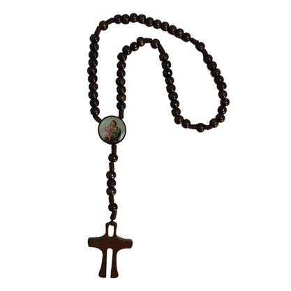 Terço dos Homens Madeira Imbuia - 6 mm