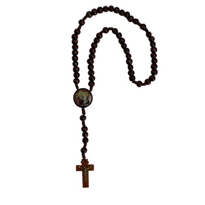 Terço dos Homens Madeira Imbuia - 8 mm