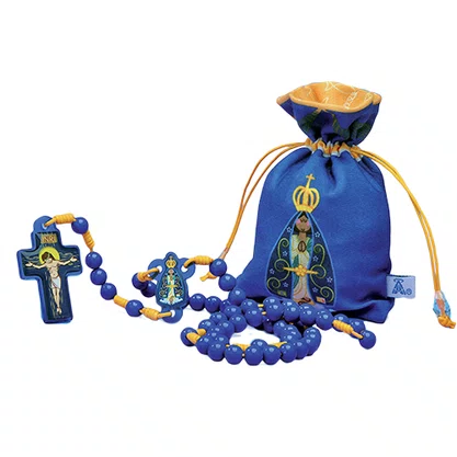 Terço Infantil Nossa Senhora Aparecida Saquinho