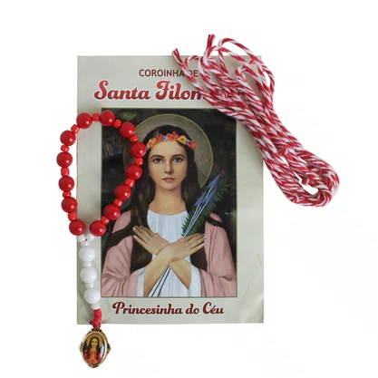 Terço Oração Coroinha de Santa Filomena 8 mm