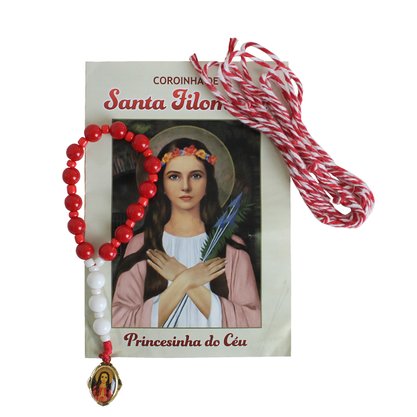 Terço Oração Coroinha de Santa Filomena 8 mm