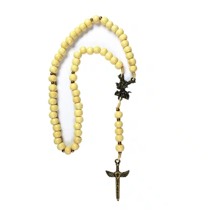 Terço Oração de São Miguel Arcanjo Marfim