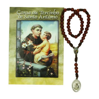 Terço Oração Santo Antônio 6 mm