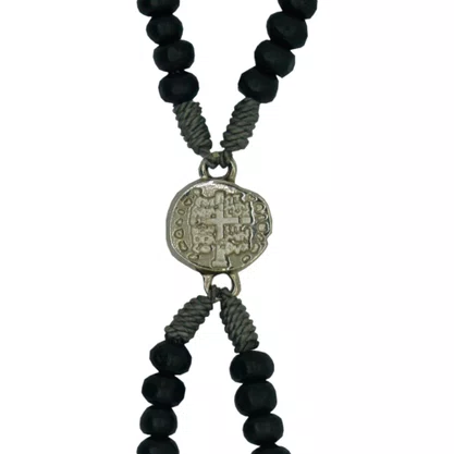 Terco Pulso Medalha Das Duas Cruzes 6 mm