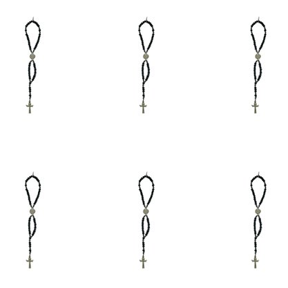 Terco Pulso Medalha Das Duas Cruzes 6 mm