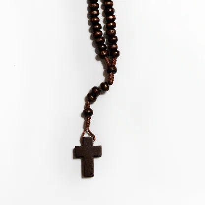 Terço Pulso de Nossa Senhora Guadalupe Imbuia 5 mm