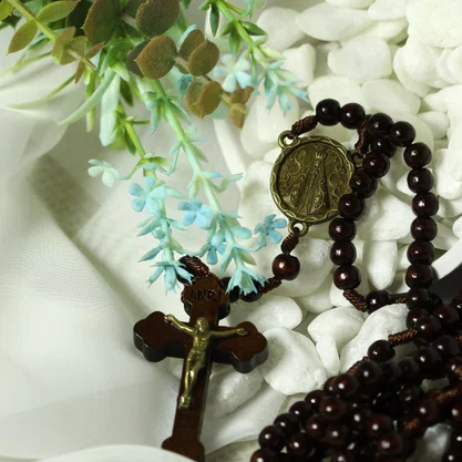 Rosário de Nossa Senhora Aparecida Madeira 6 mm