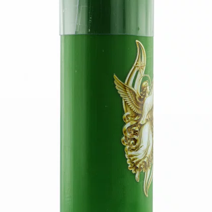 Vela Advento Verde para Altar Anjo - 20 x 7 cm 