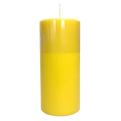 Vela Altar 15 cm x 7 cm Amarela
