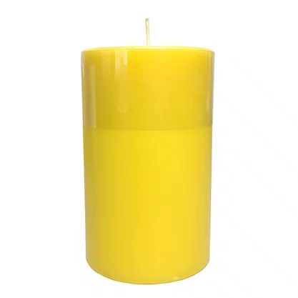 Vela Altar 15 cm x 9 cm Amarela