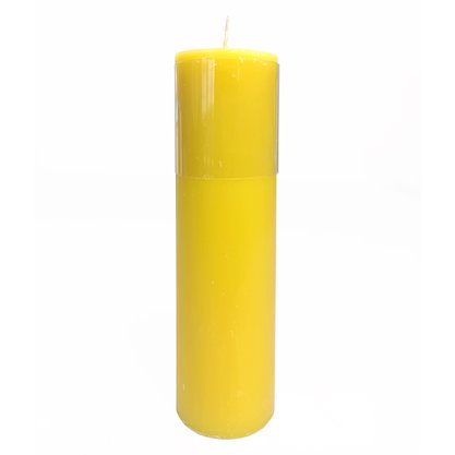 Vela Altar 25 cm x 7 cm Amarela