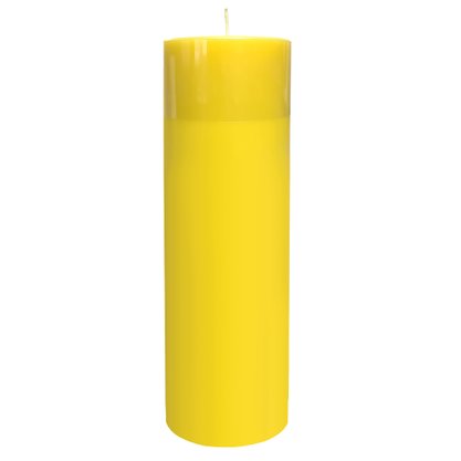 Vela Altar 30 cm x 9 cm Amarela